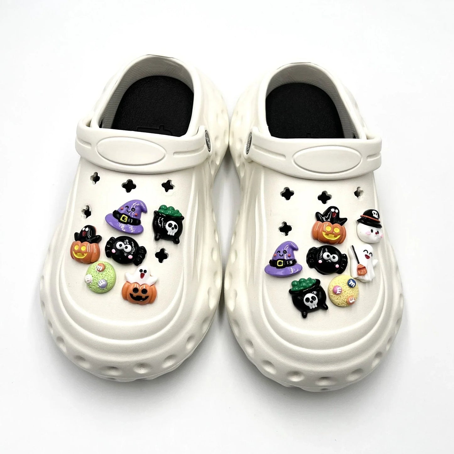 Hole Shoes Accessories Fit Diy Shoe Buckle Halloween Cartoon - GeeNuxe