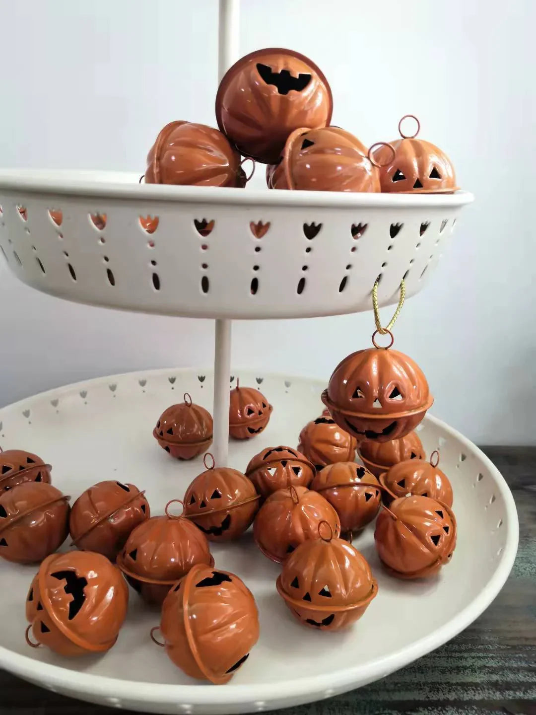 Halloween Decoration Pumpkin Small Bell Pendant Supplies Accessories Scene Atmosphere - GeeNuxe 