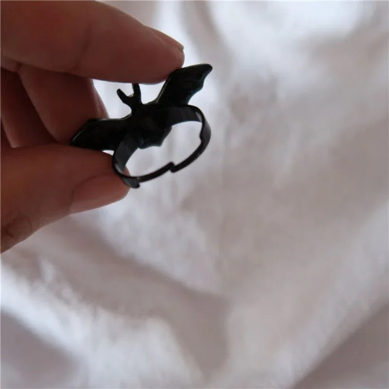 Accessories Black Bat Adjustable Ring Steam - GeeNuxe 