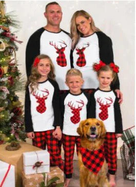 Stewart Plaid Matching Christmas Family Pajamas - GeeNuxe 