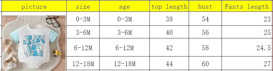 Baby Boy Color Matching Letters Printed Romper - GeeNuxe 