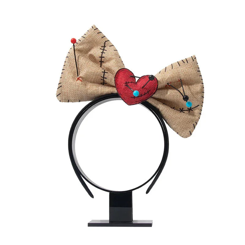 Halloween Doll Necklace Headband Dress Up Accessories Props Cosplay - GeeNuxe 