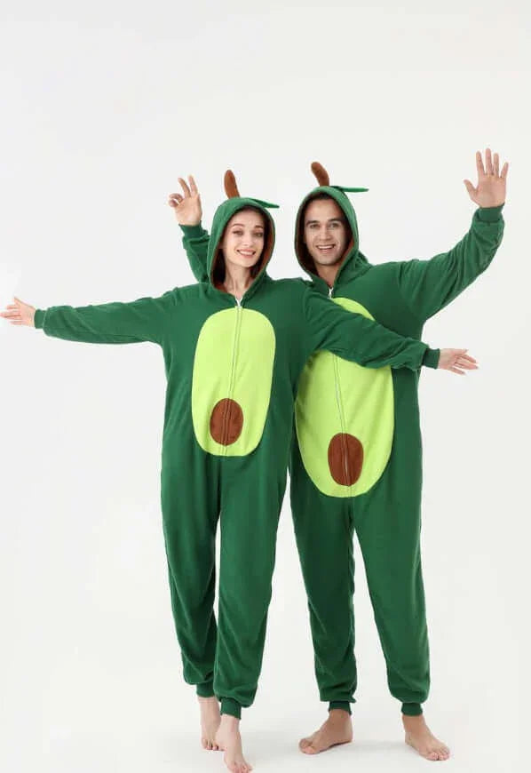 Onesie Animal Fleece Pajamas Halloween Cosplay Costumes Sleepwear Party Wear - GeeNuxe 