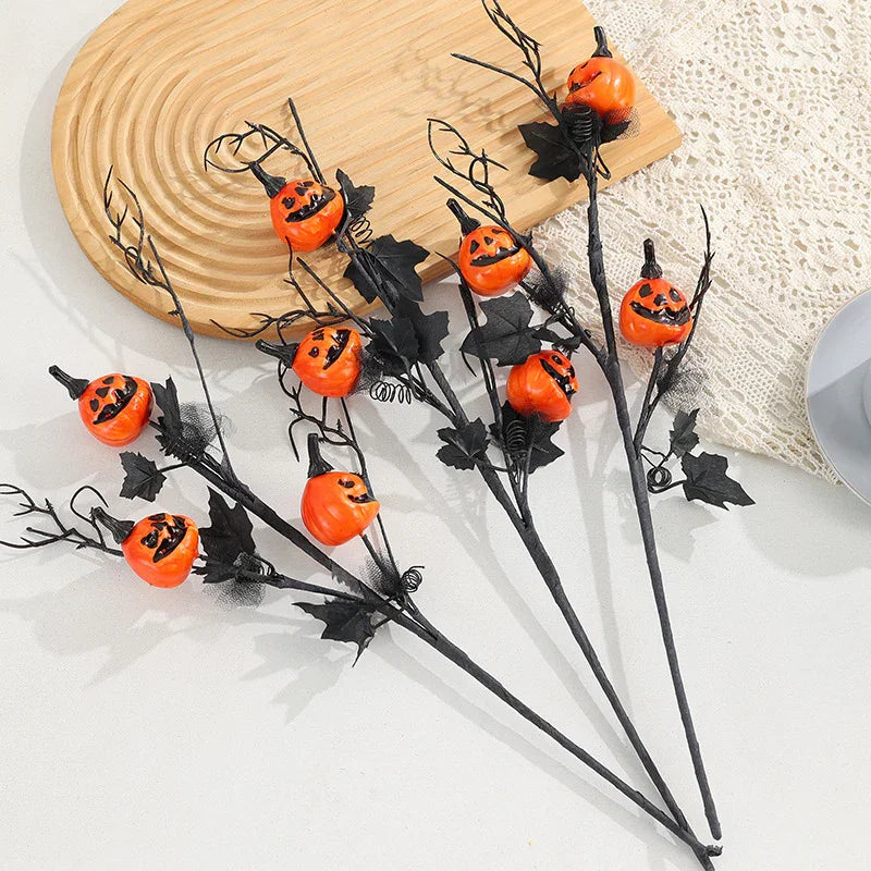 Three Forks Small Pumpkin Halloween Decoration Accessories - GeeNuxe 