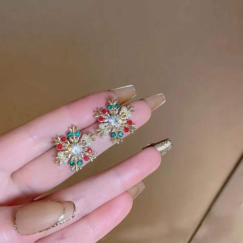 Christmas Series Earrings Fashion Creative Alloy