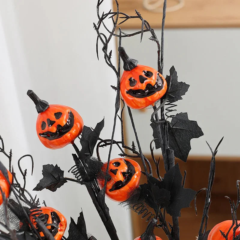 Three Forks Small Pumpkin Halloween Decoration Accessories - GeeNuxe 