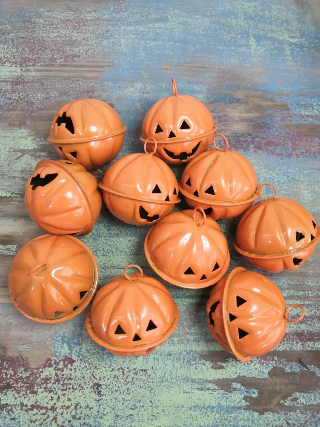 Halloween Decoration Pumpkin Small Bell Pendant Supplies Accessories Scene Atmosphere - GeeNuxe 