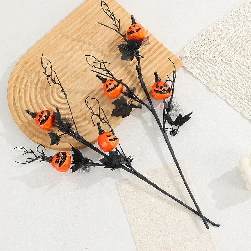 Three Forks Small Pumpkin Halloween Decoration Accessories - GeeNuxe 