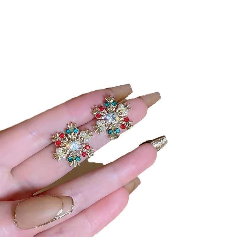 Christmas Series Earrings Fashion Creative Alloy