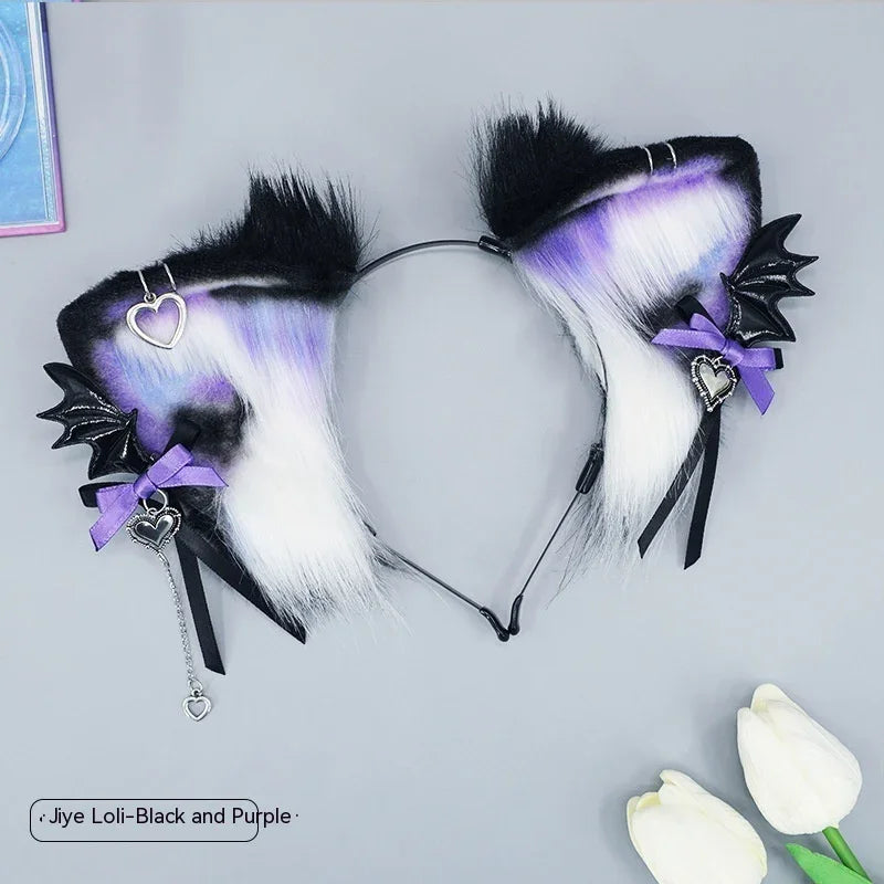 Headband Halloween Hundred Headdress Japanese Girls' Hair Accessories Dark Headband - GeeNuxe 