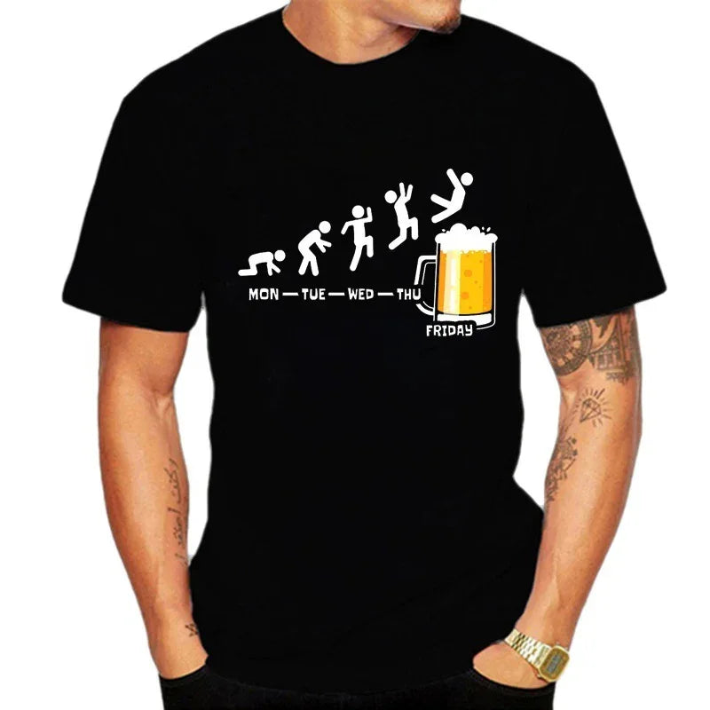 Men's T-shirt Weekend Casual Friday Beer Casual - GeeNuxe 