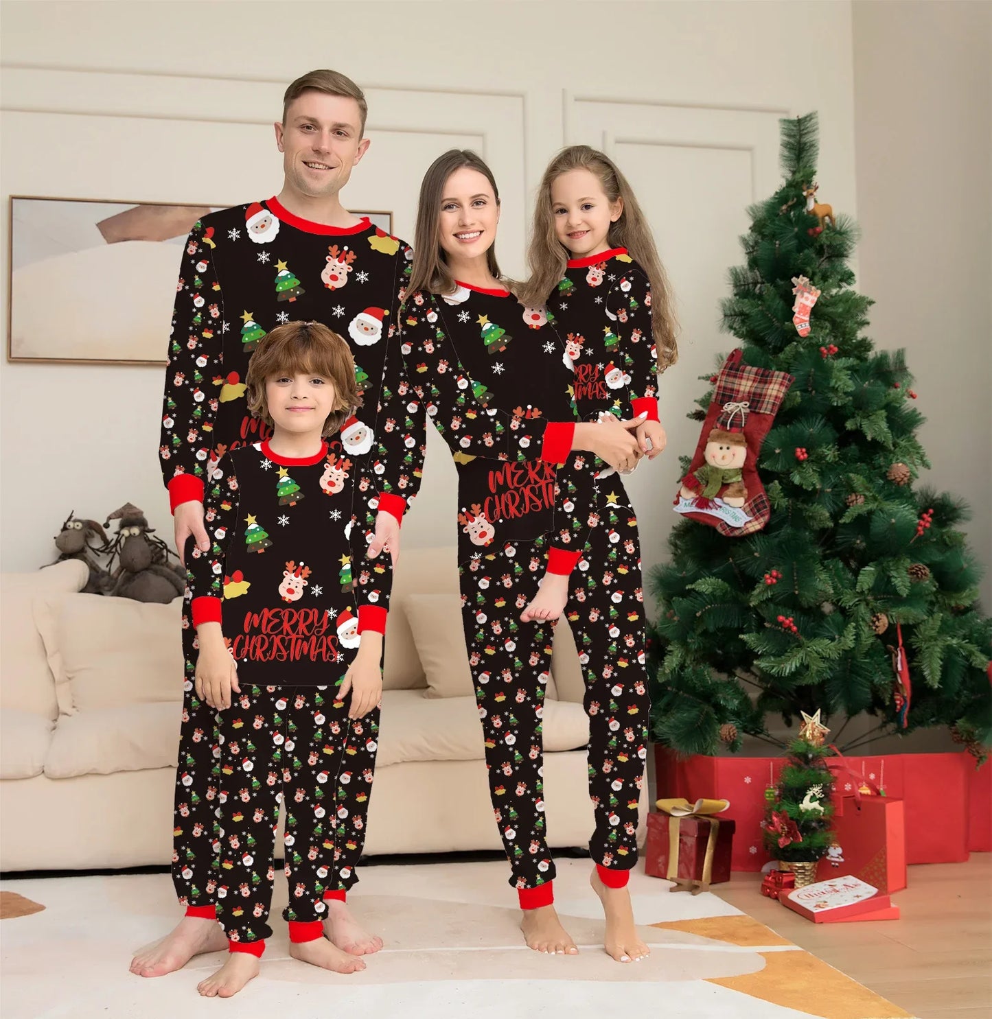 Family Christmas Matching Pajamas Set Christmas Pajamas For Family Christmas PJS Xmas Sleepwear - GeeNuxe 