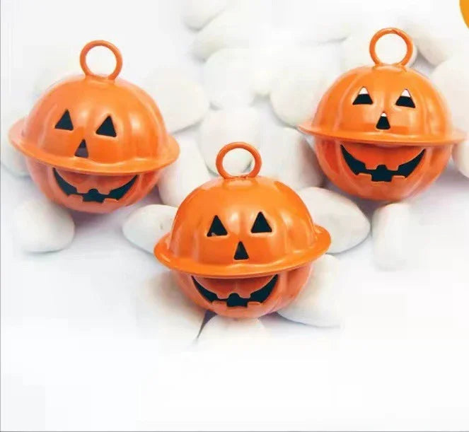Halloween Decoration Pumpkin Small Bell Pendant Supplies Accessories Scene Atmosphere - GeeNuxe 
