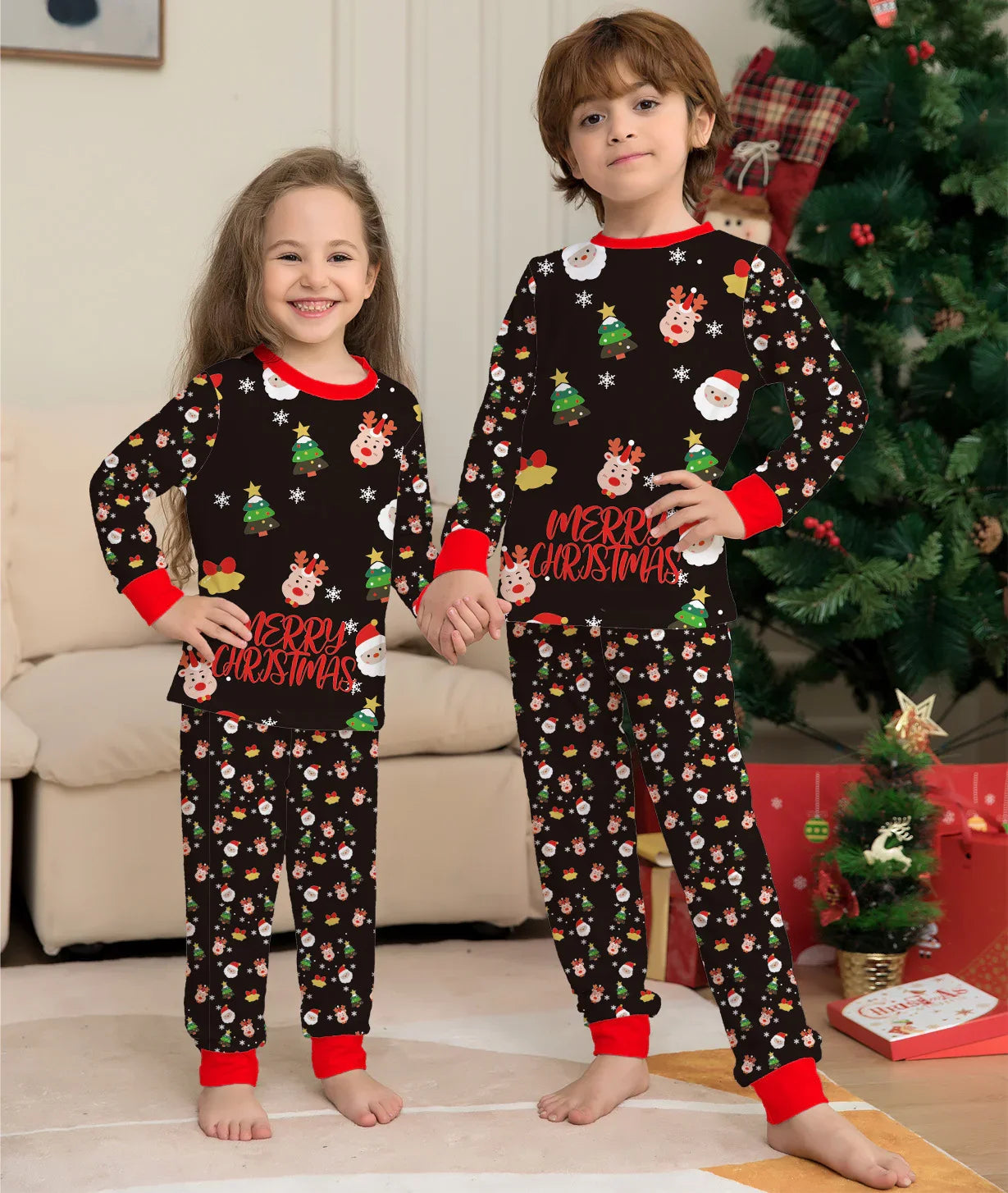 Family Christmas Matching Pajamas Set Christmas Pajamas For Family Christmas PJS Xmas Sleepwear - GeeNuxe 