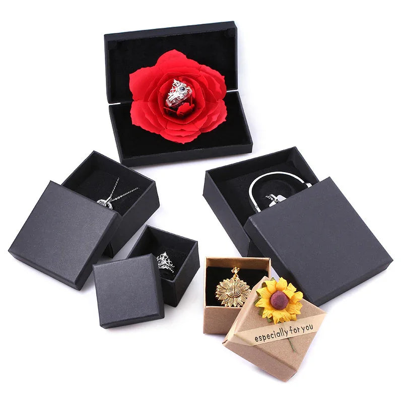 Accessories Gift Box Vintage Black Jewelry Gift Box - GeeNuxe 